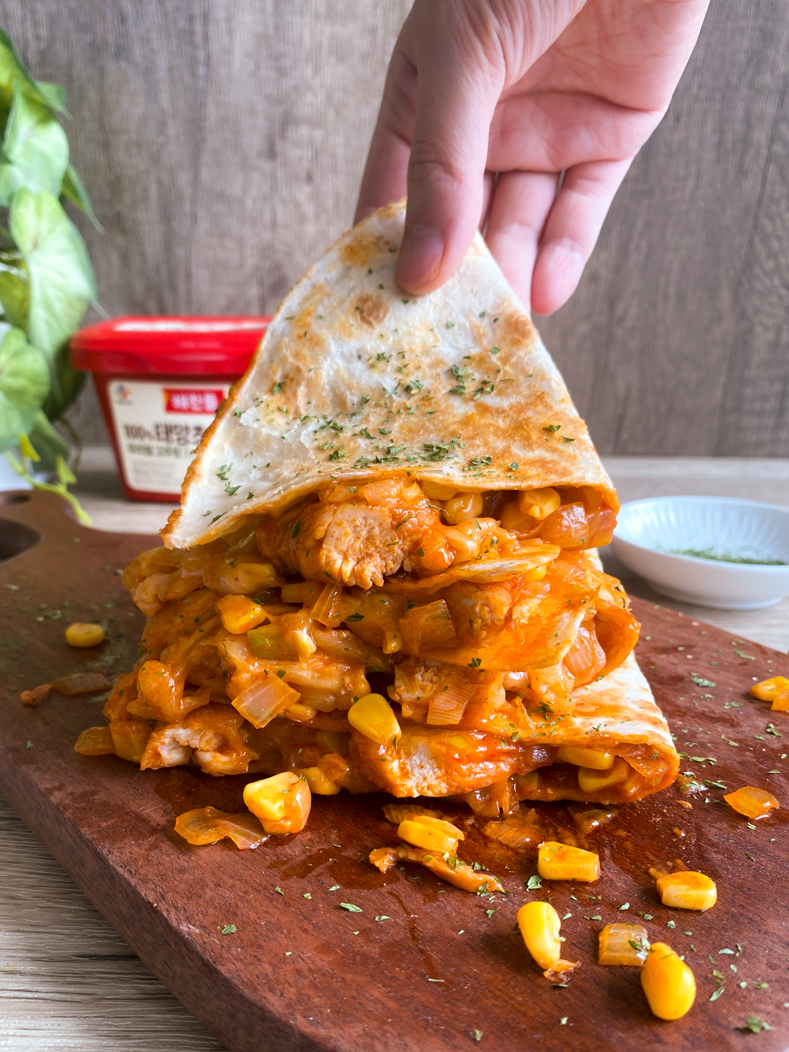 Gochujang Chicken Quesadilla