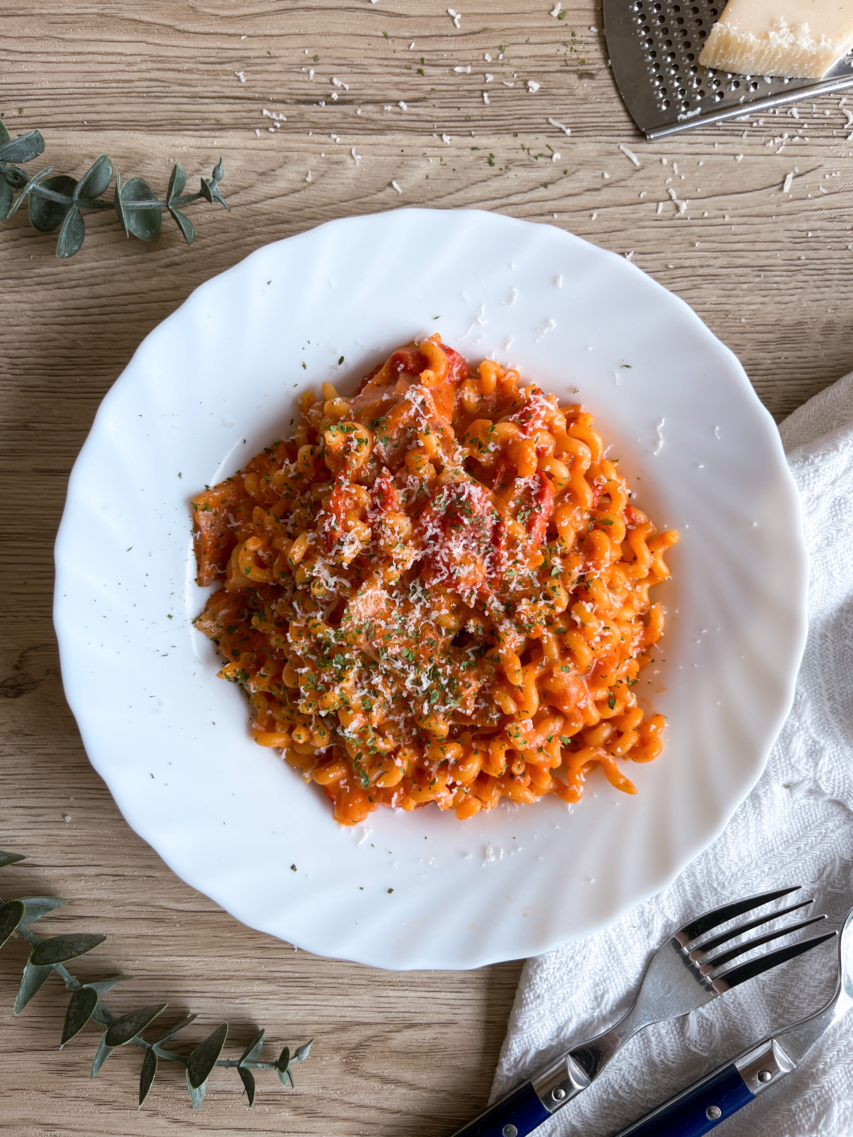 One-Pot Korean Rosé Pasta